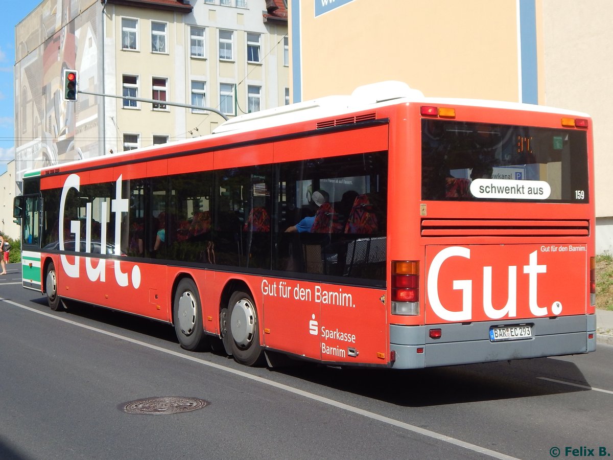 Setra 319 NF der Barnimer Busgesellschaft in Eberswalde am 09.06.2016