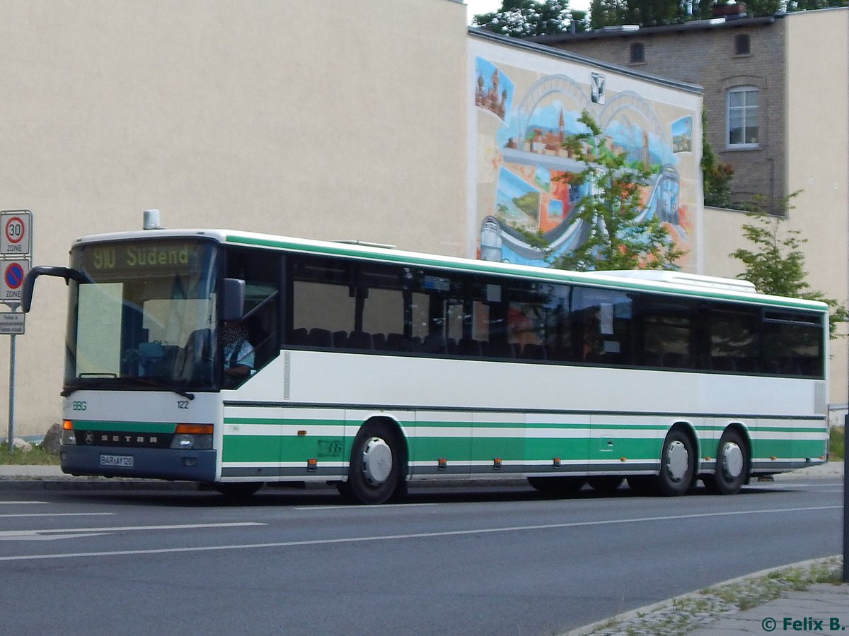 Setra 319 UL der Barnimer Busgesellschaft in Eberswalde am 09.06.2016