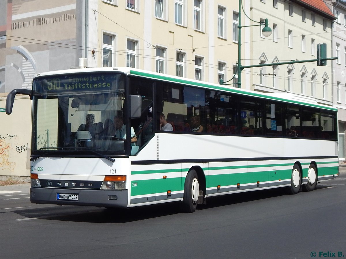 Setra 319 UL der Barnimer Busgesellschaft in Eberswalde am 09.06.2016