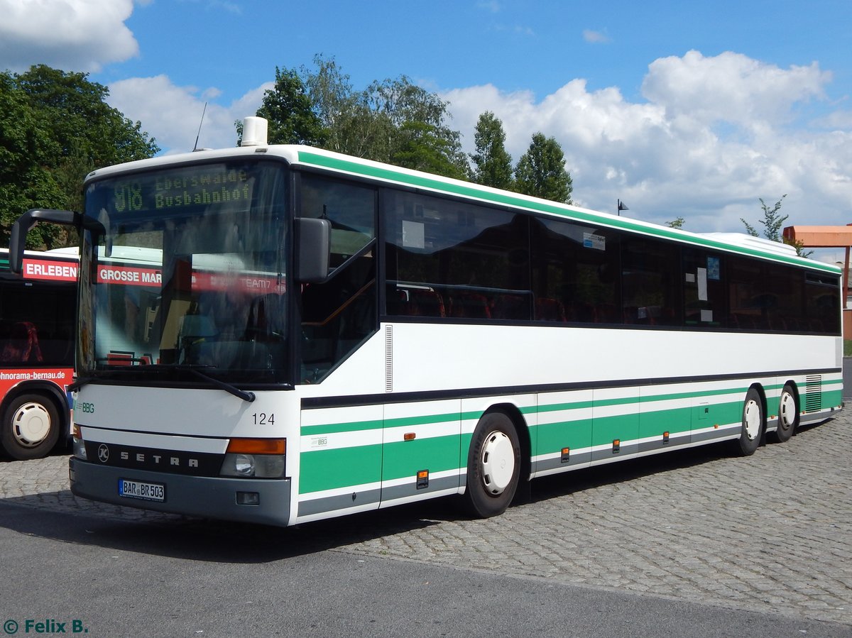 Setra 319 UL der Barnimer Busgesellschaft in Eberswalde am 09.06.2016