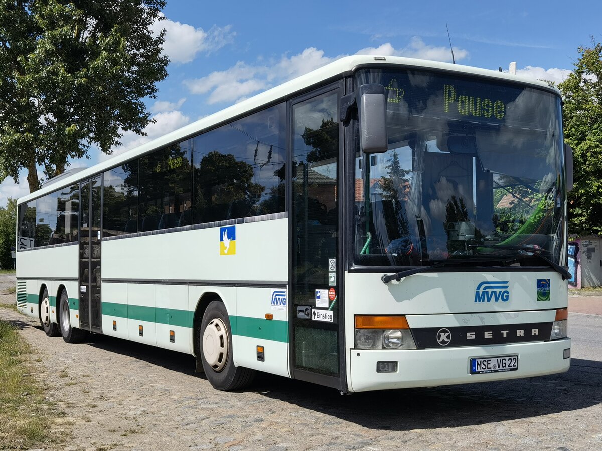 Setra 319 UL der MVVG in Burg Stargard am 15.06.2022