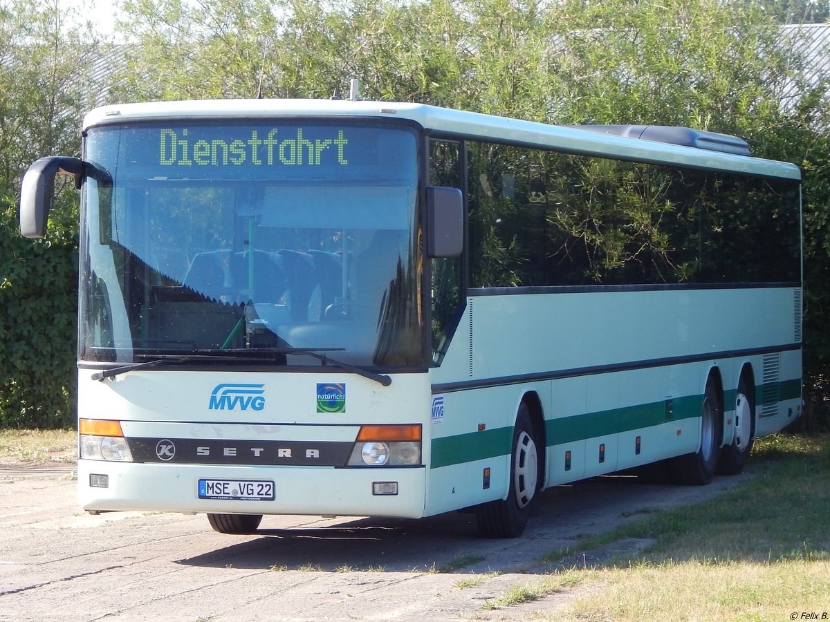 Setra 319 UL der MVVG (ex Nahverkehr GmbH Elbe-Elster/EE-N 231) in Neubrandenburg am 29.05.2018