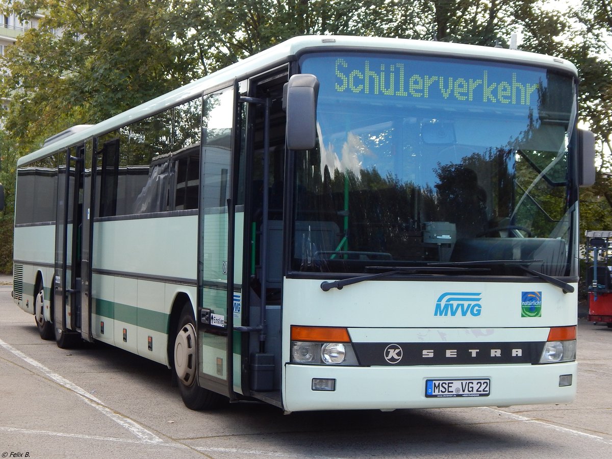 Setra 319 UL der MVVG (ex Nahverkehr GmbH Elbe-Elster/EE-N 231) in Neubrandenburg am 04.09.2018