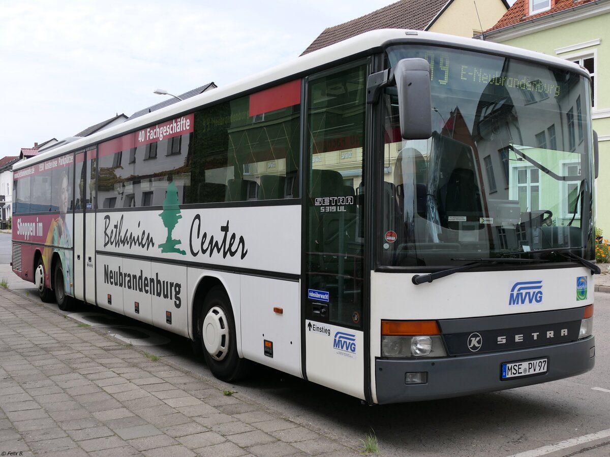 Setra 319 UL der MVVG in Neubrandenburg am 06.06.2020