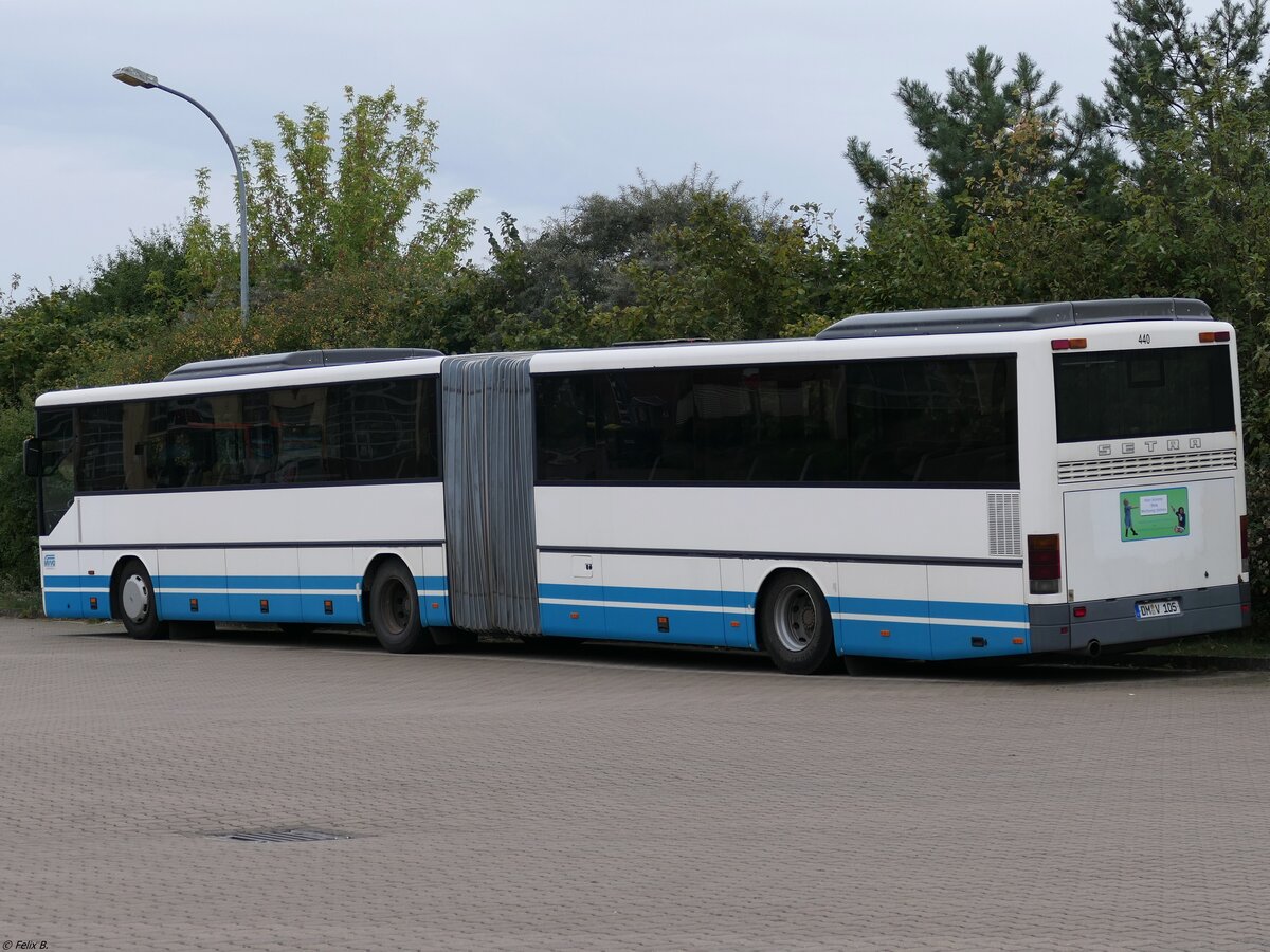 Setra 321 UL der MVVG in Waren am 22.09.2021