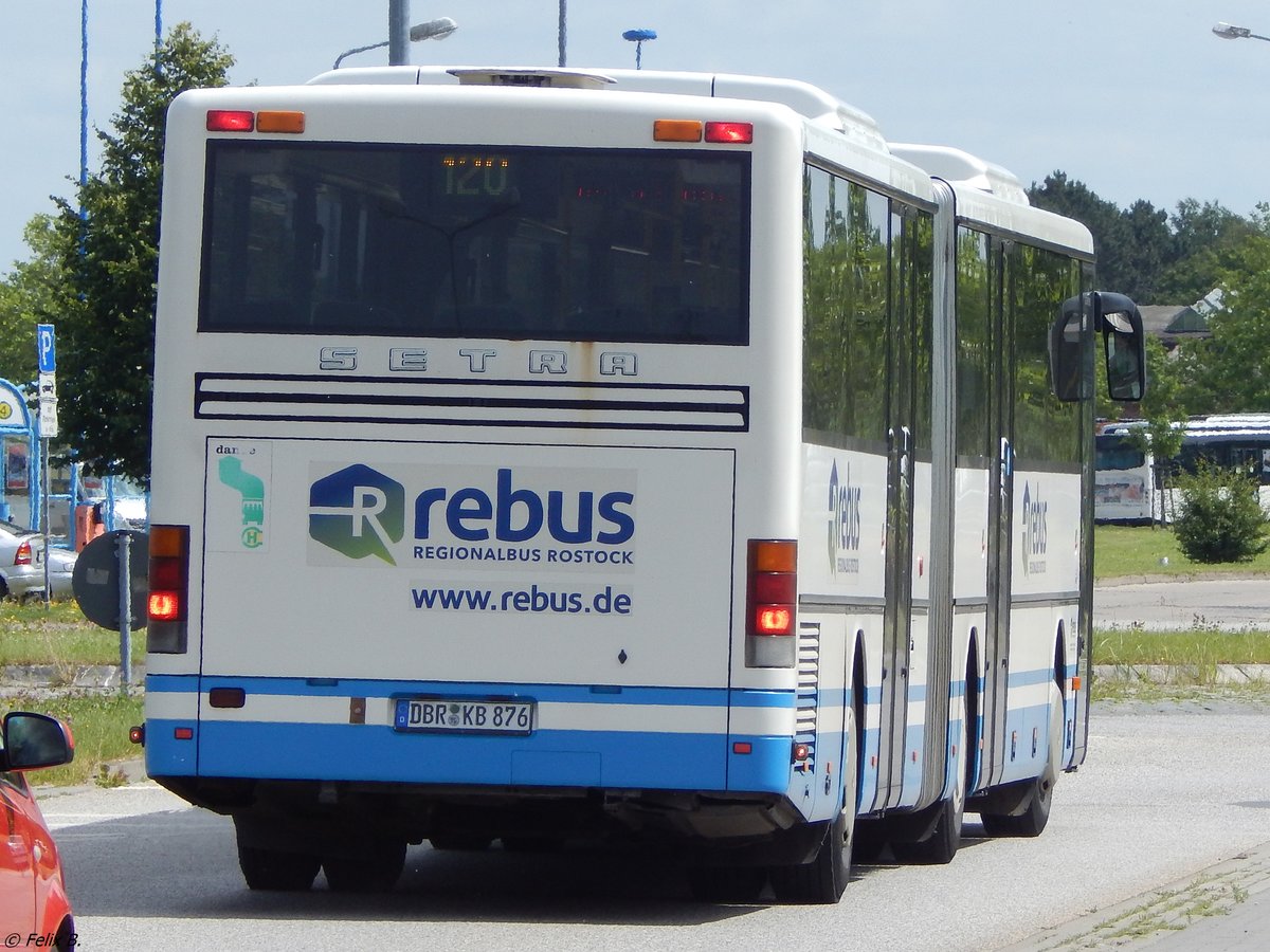 Setra 321 UL von Regionalbus Rostock in Rostock am 27.06.2017