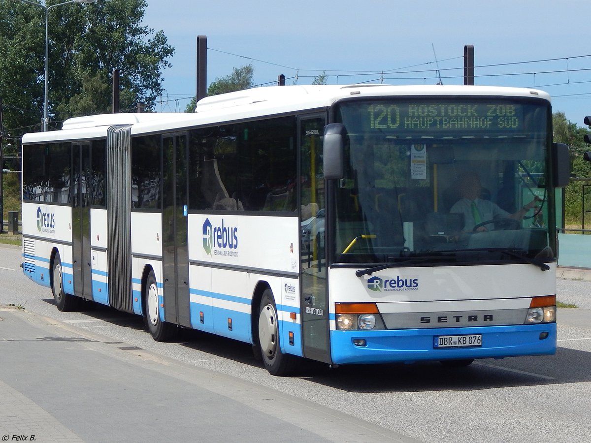 Setra 321 UL von Regionalbus Rostock in Rostock am 27.06.2017