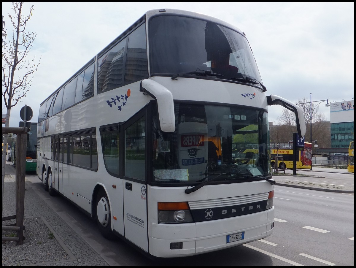 Setra 328 DT von Autonoleggi Bevilacqua aus Italien in Berlin am 25.04.2013