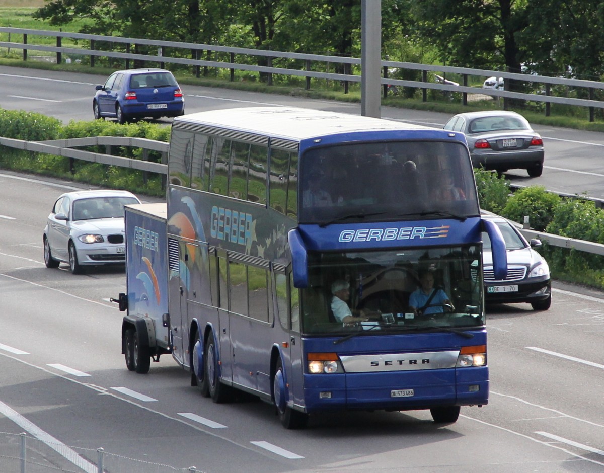 Setra 328 DT, Gerber Reisen, près de Berne mai 2015