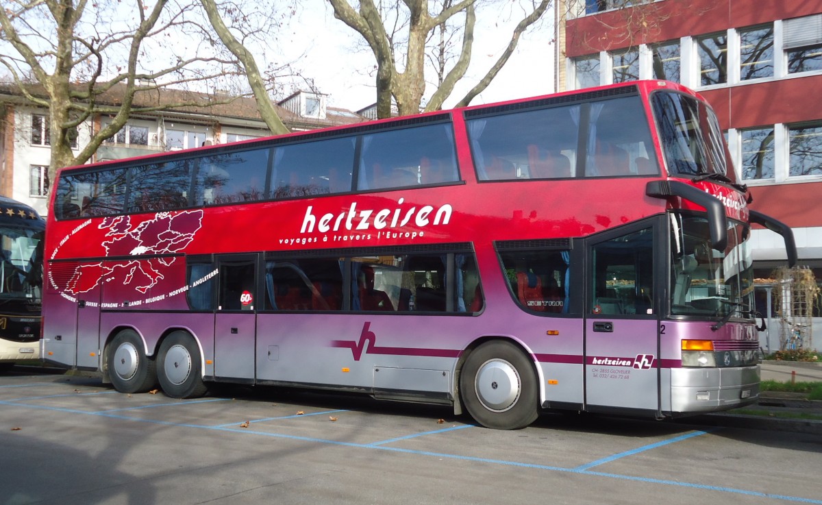 Setra 328 DT, Hertzeisen, Berne novembre 2014