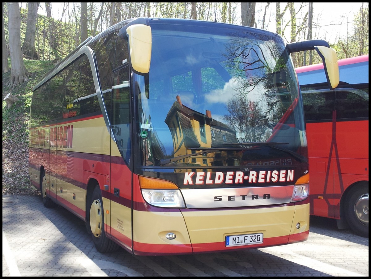 Setra 411 HD von Kelder-Reisen aus Deutschland in Göhren am 18.04.2014