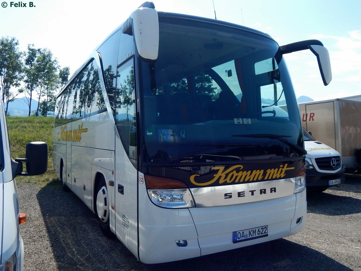 Setra 411 HD von Komm mit Reisen aus Deutschland in Ofterschwang am 08.08.2015