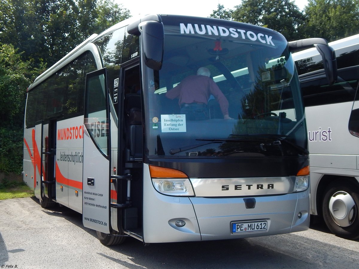 Setra 411 HD von Mundstock aus Deutschland in Binz am 26.08.2017