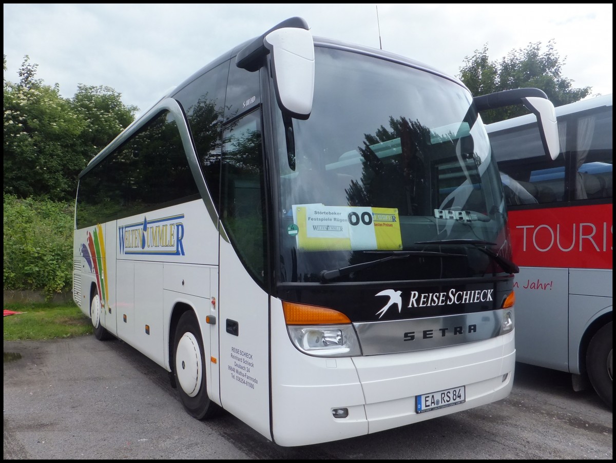 Setra 411 HD von Weltenbummler aus Deutschland in Binz am 30.06.2013