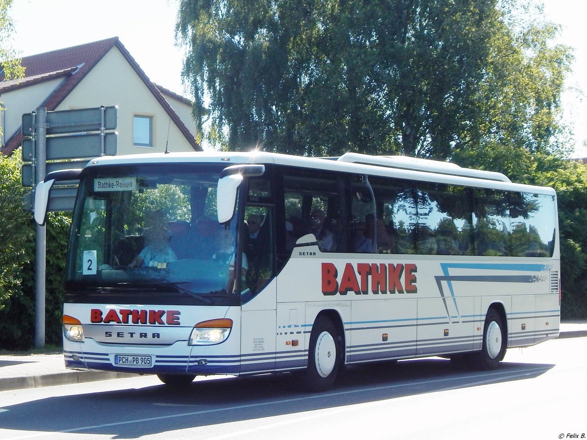 Setra 415 GT von Bathke aus Deutschland in Lietzow am 01.07.2015