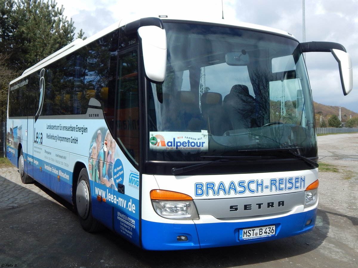 Setra 415 GT von Braasch Reisen aus Deutschland in Binz am 27.04.2016