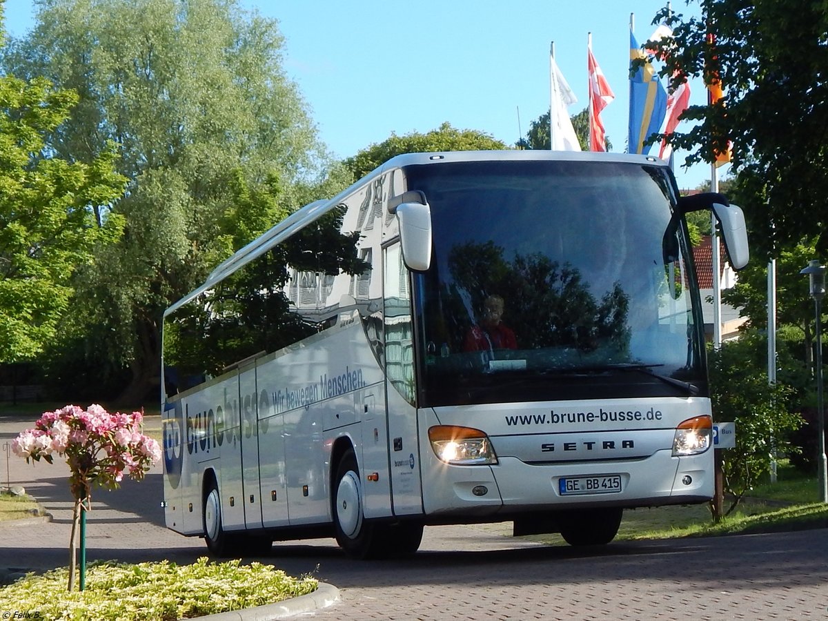 Setra 415 GT-HD von Brune Busse aus Deutschland in Bergen am 09.06.2015