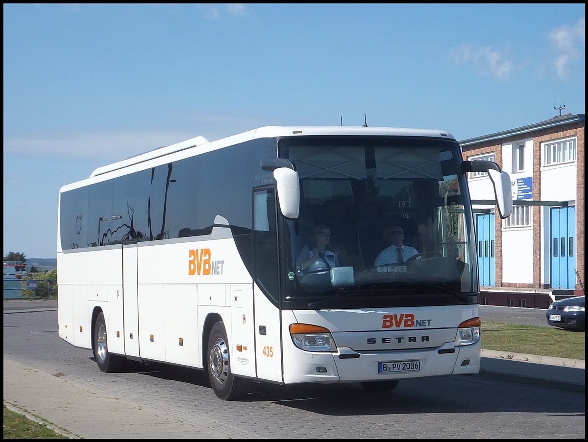 Setra 415 GT-HD von BVB.net aus Deutschland im Stadthafen Sassnitz am 25.08.2013