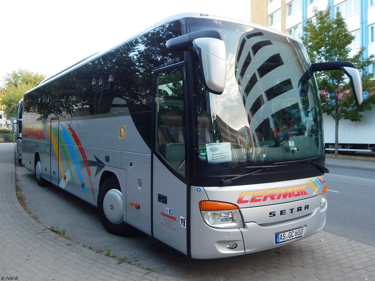 Setra 415 GT-HD von Cermak Reisen aus Deutschland in Neubrandenburg am 26.08.2018
