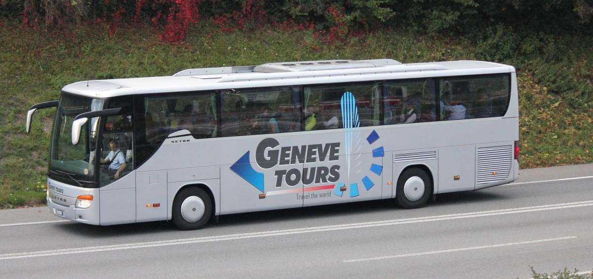 Setra 415 GT HD, Genves Tours, prs de Berne 04.10.2013