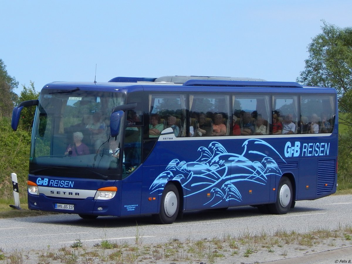 Setra 415 GT-HD von GFB-Reisen aus Deutschland in Mukran. 2016