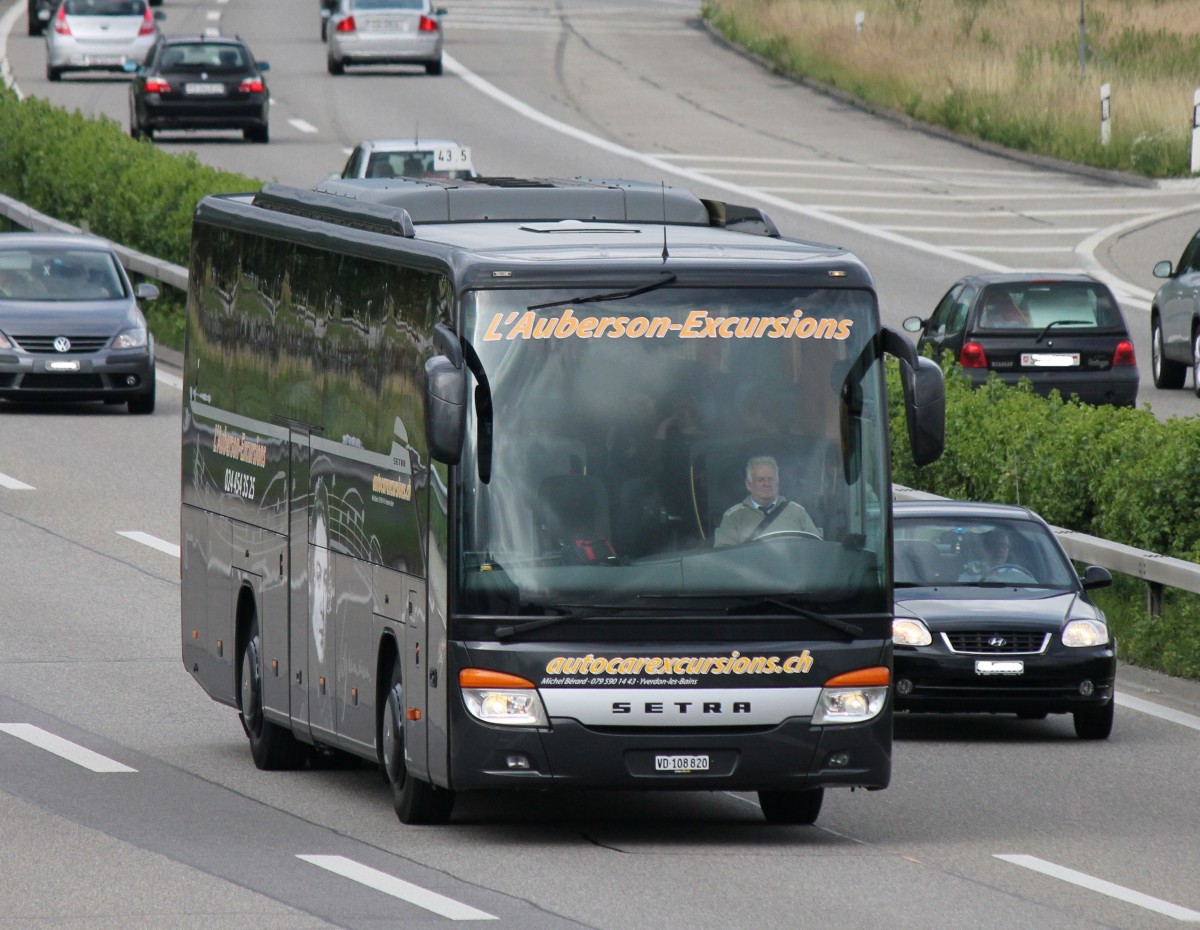Setra 415 GT HD L'Auberson Excursions, Oensingen juillet 2013