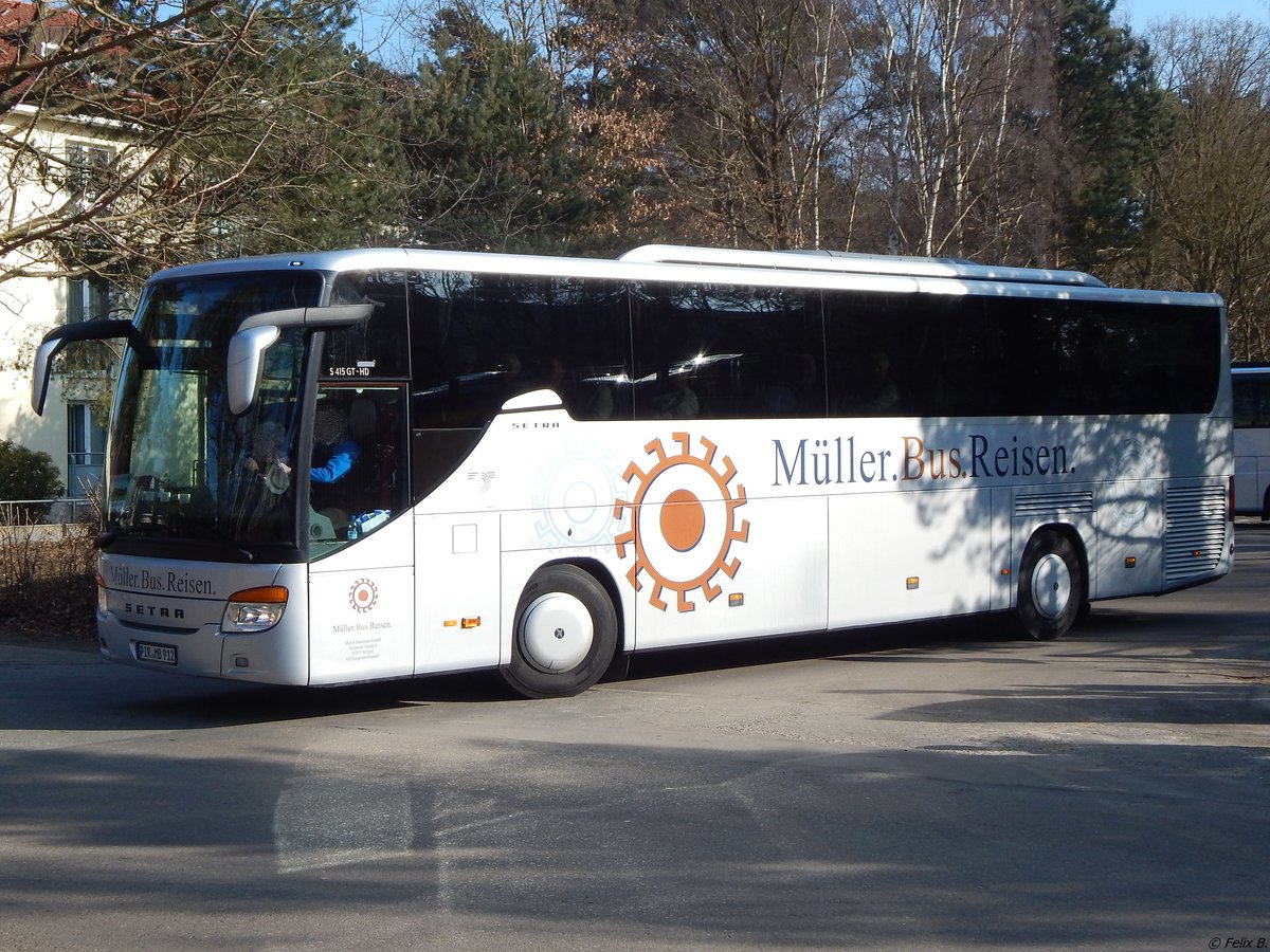 Setra 415 GT-HD von Müller Busreisen aus Deutschland in Binz am 25.03.2018