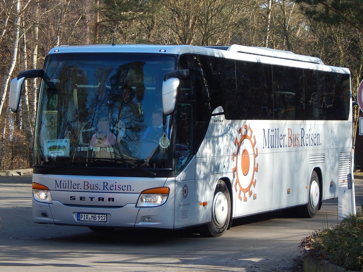 Setra 415 GT-HD von Müller Busreisen aus Deutschland in Binz am 25.03.2018