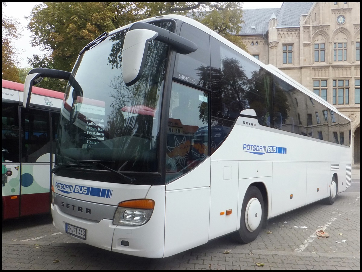 Setra 415 GT-HD von Potsdam Bus aus Deutschland in Erfurt am 05.10.2013