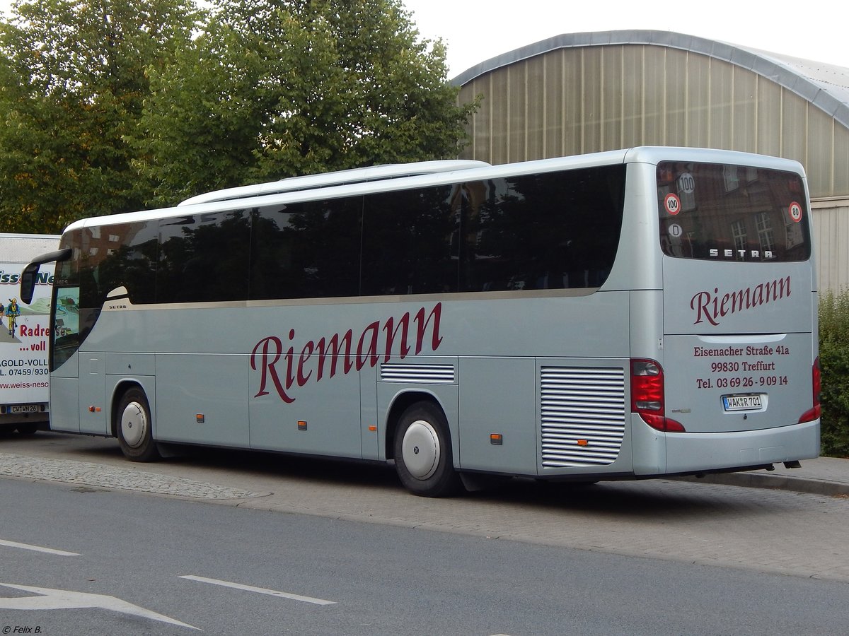 Setra 415 GT-HD von Riemann aus Deutschland in Neubrandenburg am 18.08.2018