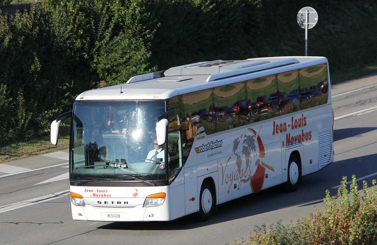 Setra 415 GT HD, Robert Fischer / Jean-Louis Voyages, près de Berne septembre 2015