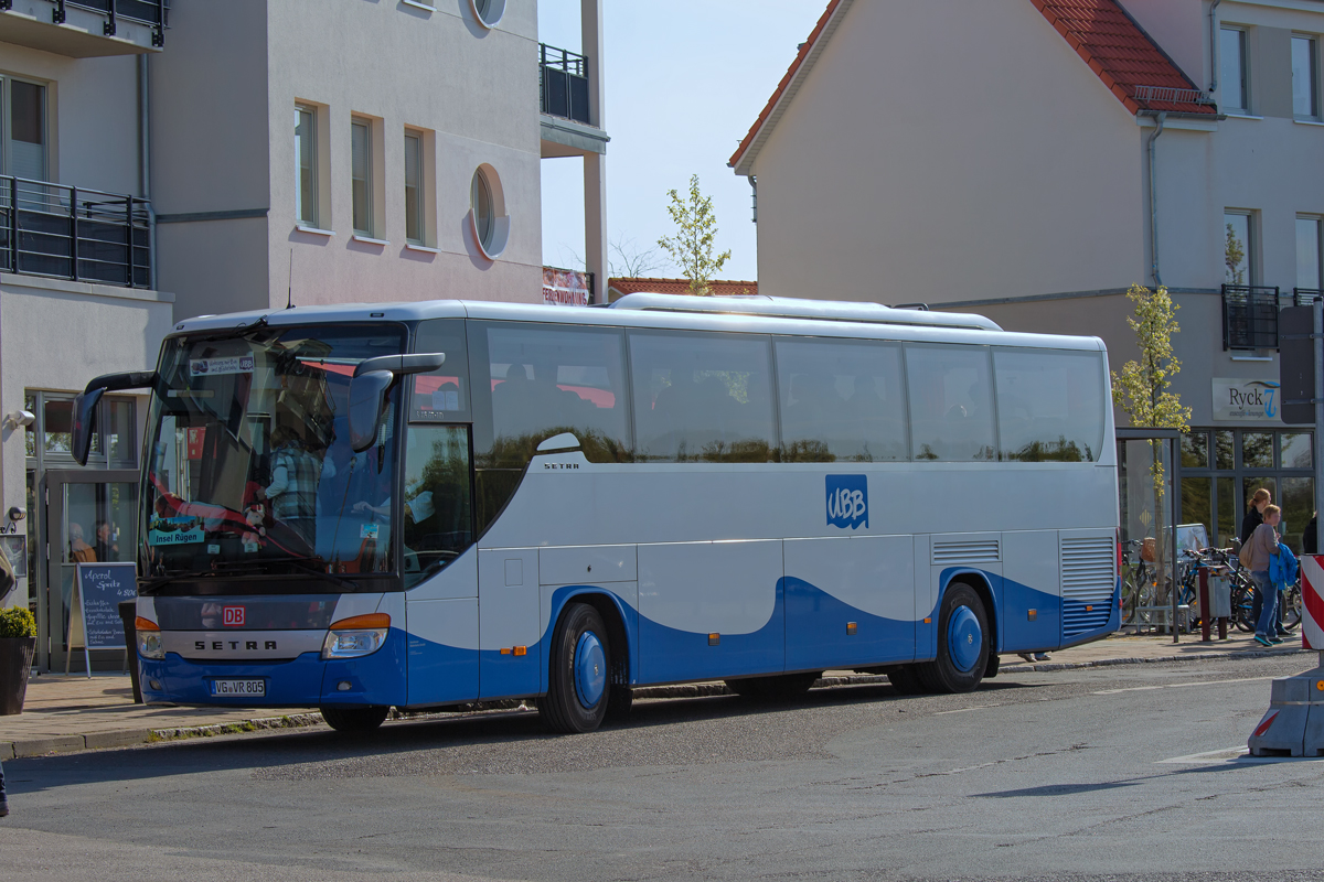 Setra 415 GT-HD der UBB in Greifswald Wieck. - 03.05.2015