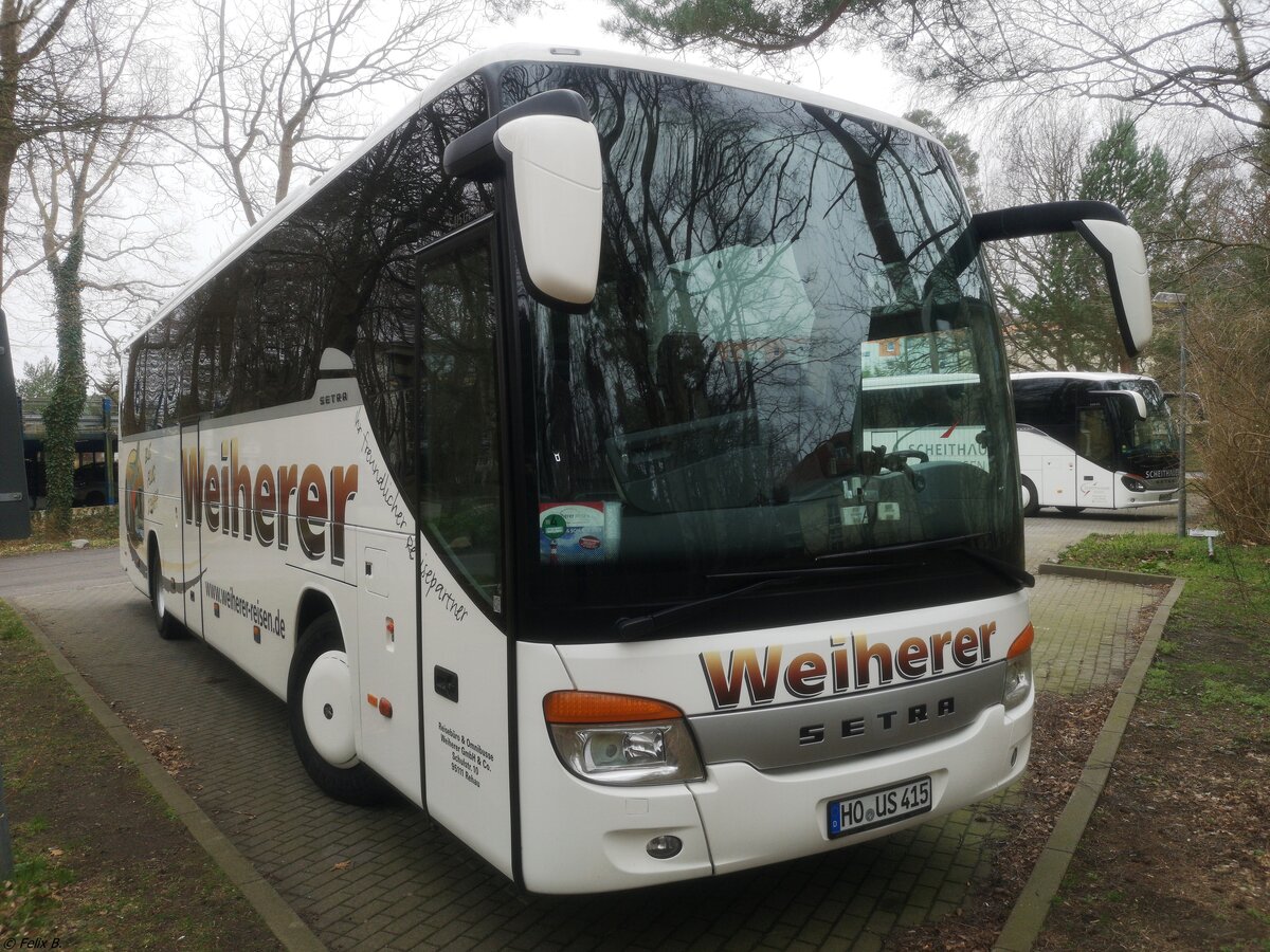 Setra 415 GT-HD von Weiherer aus Deutschland in Binz am 22.03.2019