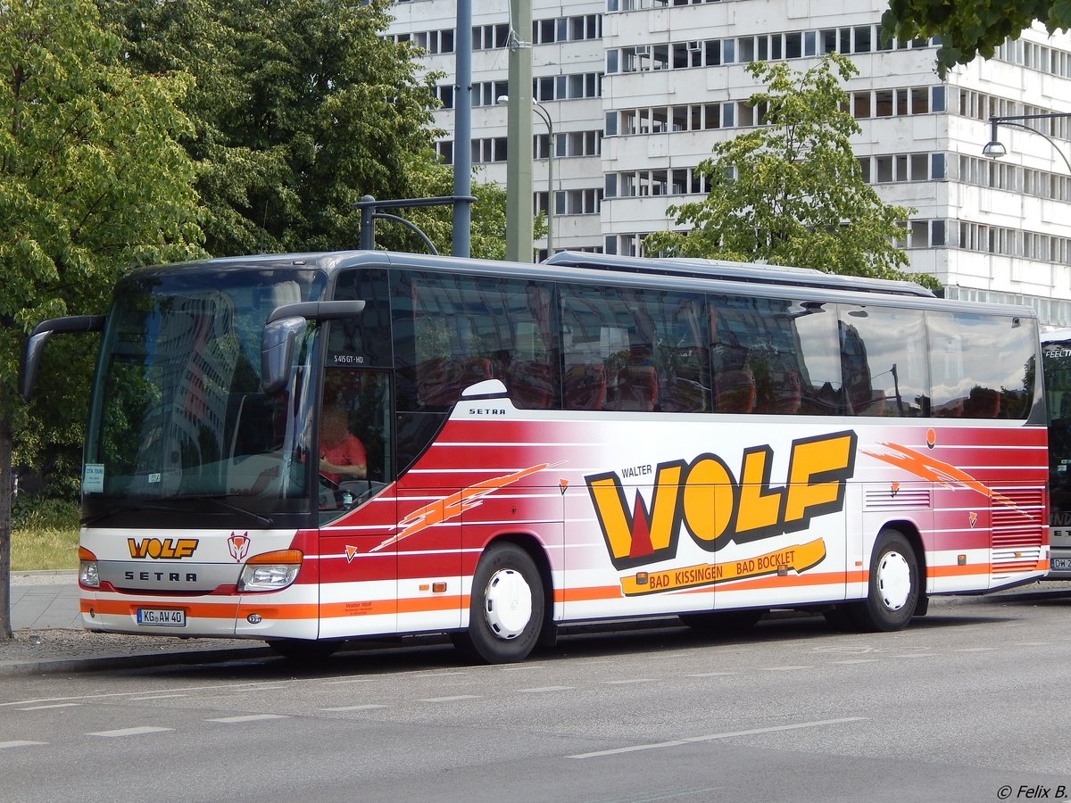 Setra 415 GT-HD von Wolf aus Deutschland in Berlin am 11.06.2016