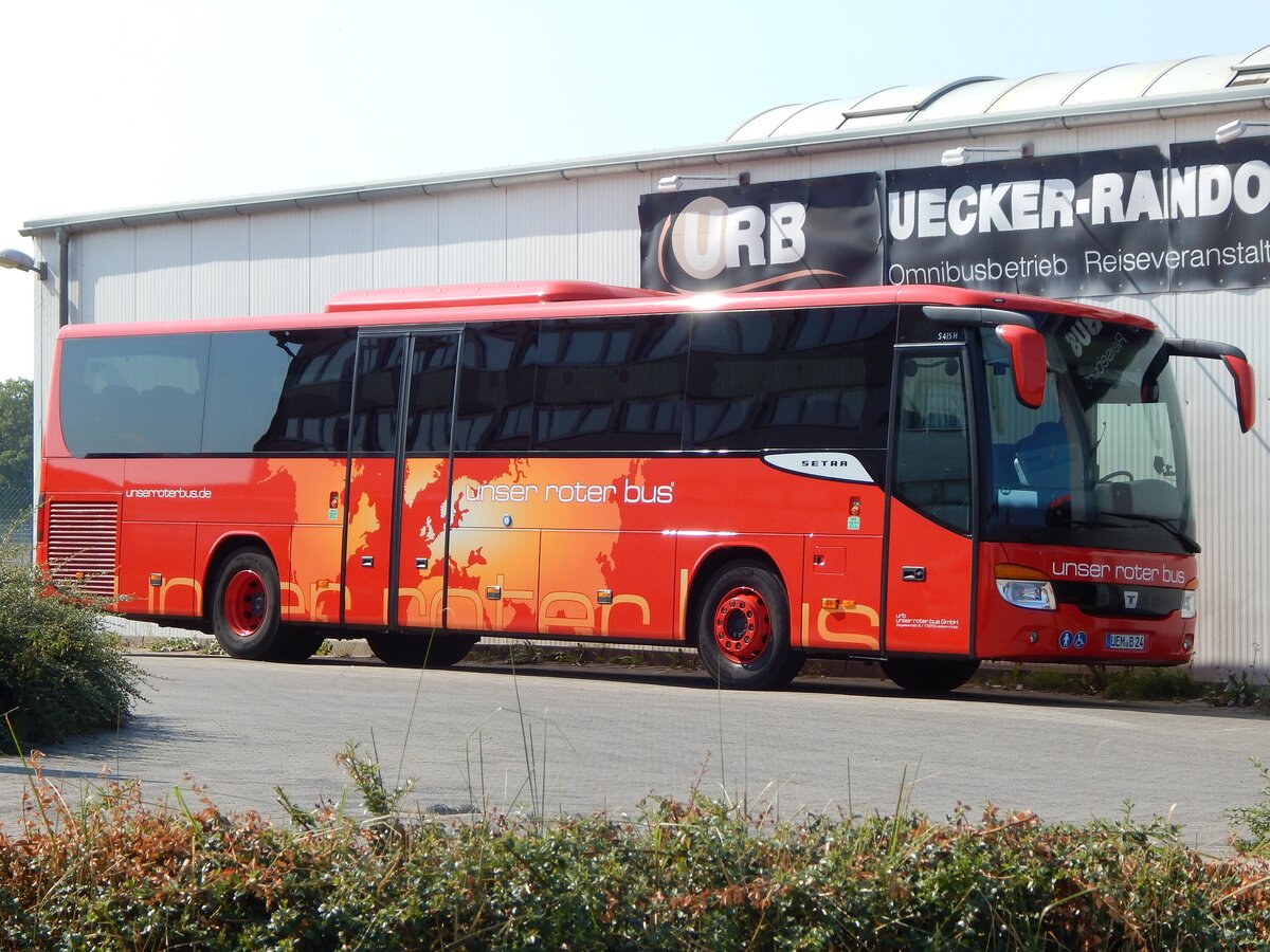 Setra 415 H von URB aus Deutschland in Ueckermünde am 31.08.2019