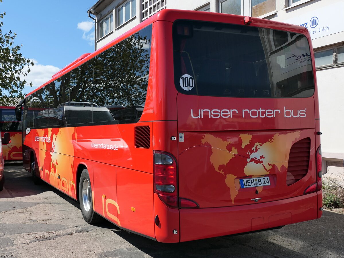 Setra 415 H von URB aus Deutschland in Ueckermünde am 19.04.2020