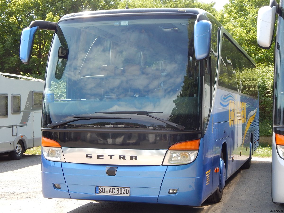 Setra 415 HD von Grüsgen aus Deutschland in Binz am 20.05.2018