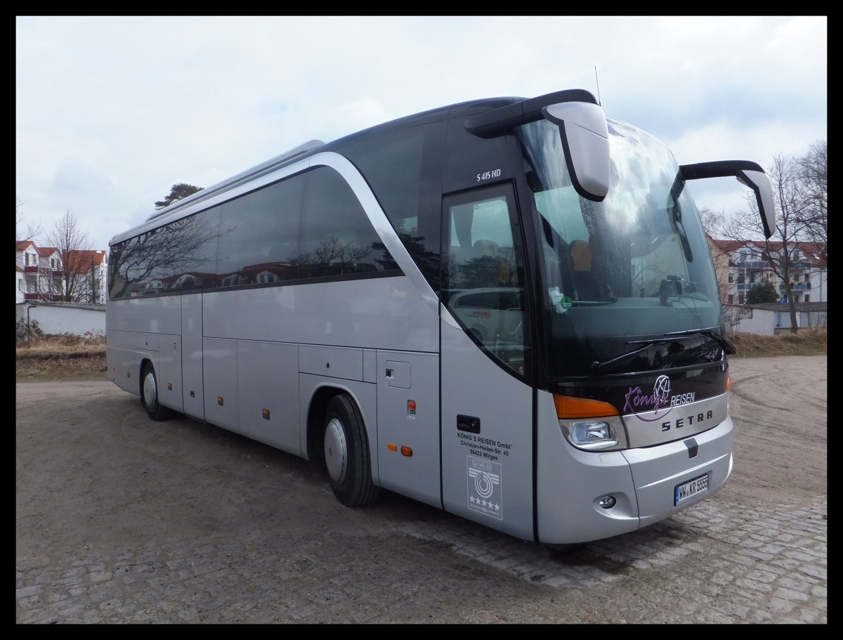 Setra 415 HD von Knig's Reisen aus Deutschland in Binz am 07.04.2013