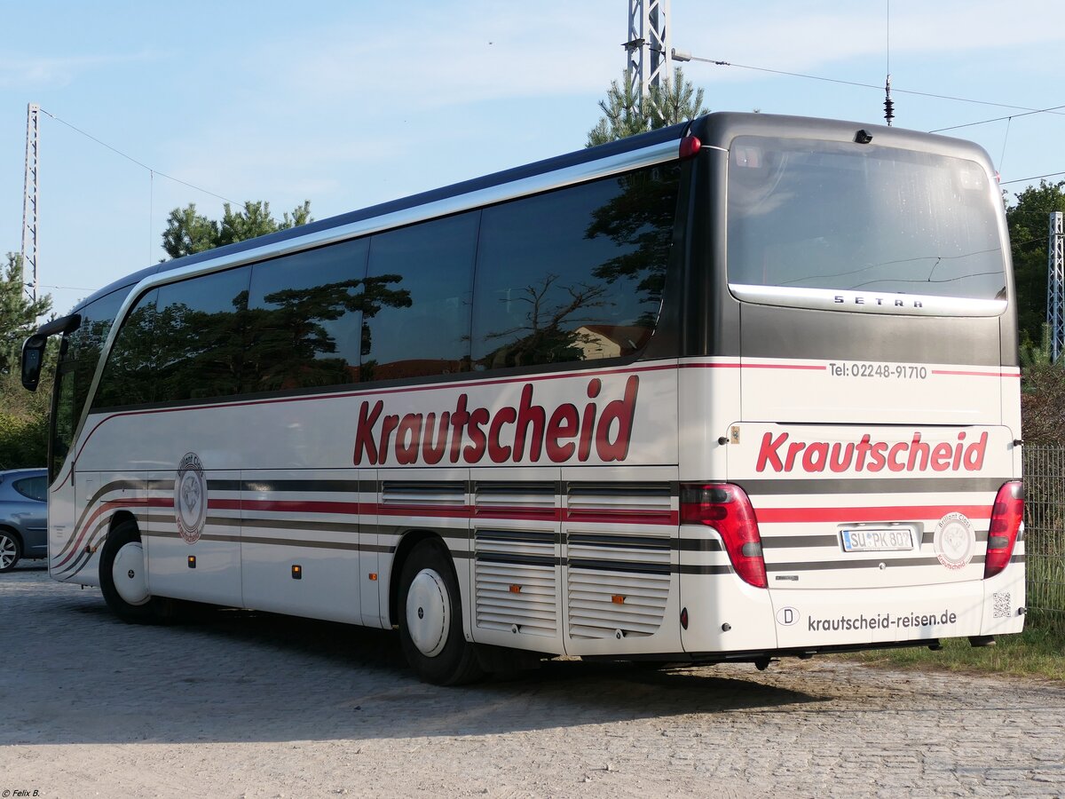 Setra 415 HD von Krautscheid aus Deutschland in Binz am 07.08.2020