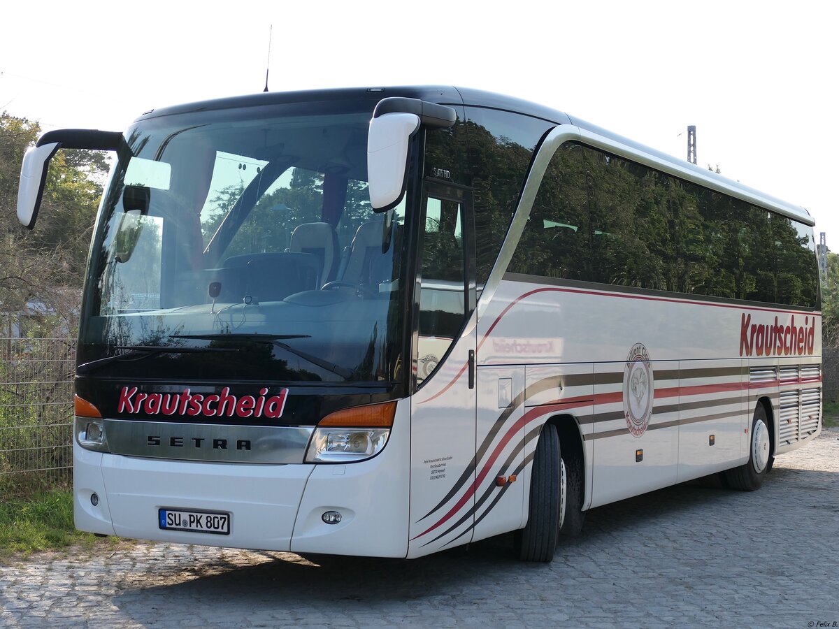 Setra 415 HD von Krautscheid aus Deutschland in Binz am 07.08.2020