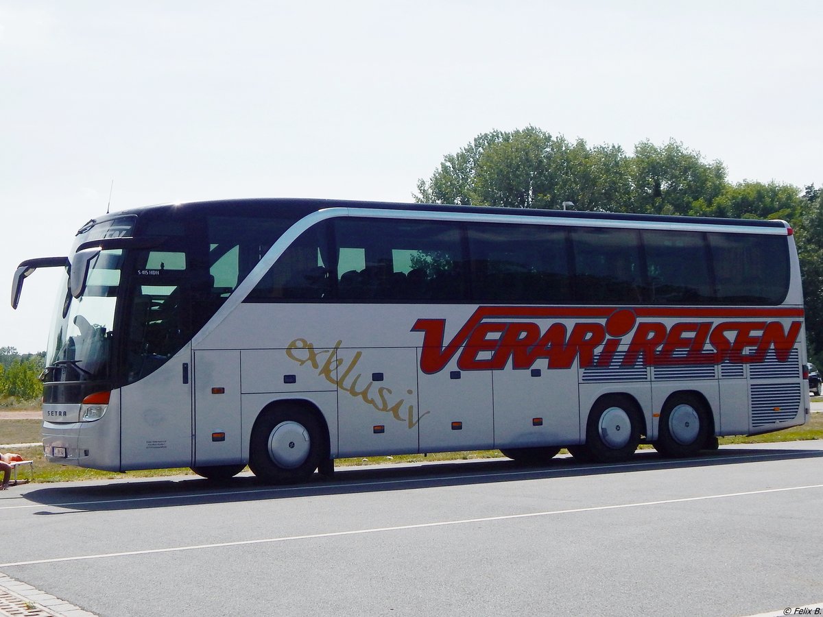 Setra 415 HDH von Verari Reisen aus Deutschland in Neubrandenburg am 21.07.2018