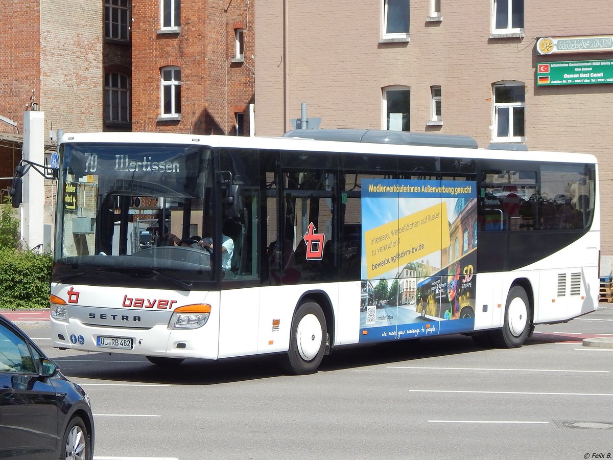 Setra 415 LE Business von Bayer-Reisen aus Deutschland in Ulm am 19.06.2018