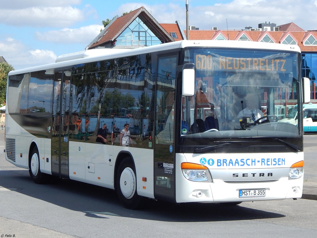 Setra 415 LE Business von Braasch Reisen aus Deutschland in Neubrandenburg am 15.07.2018