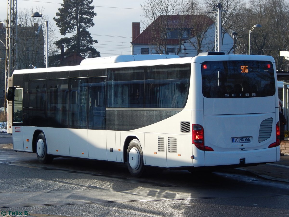 Setra 415 LE Business des Verkehrsbetrieb Greifswald-Land GmbH in Greifswald am 20.01.2017