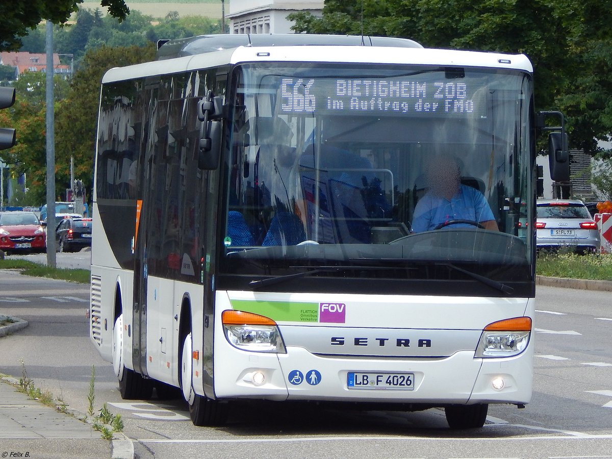 Setra 415 LE Business von Flattich Omnibusverkehre aus Deutschland in Bietigheim-Bissingen am 21.06.2018