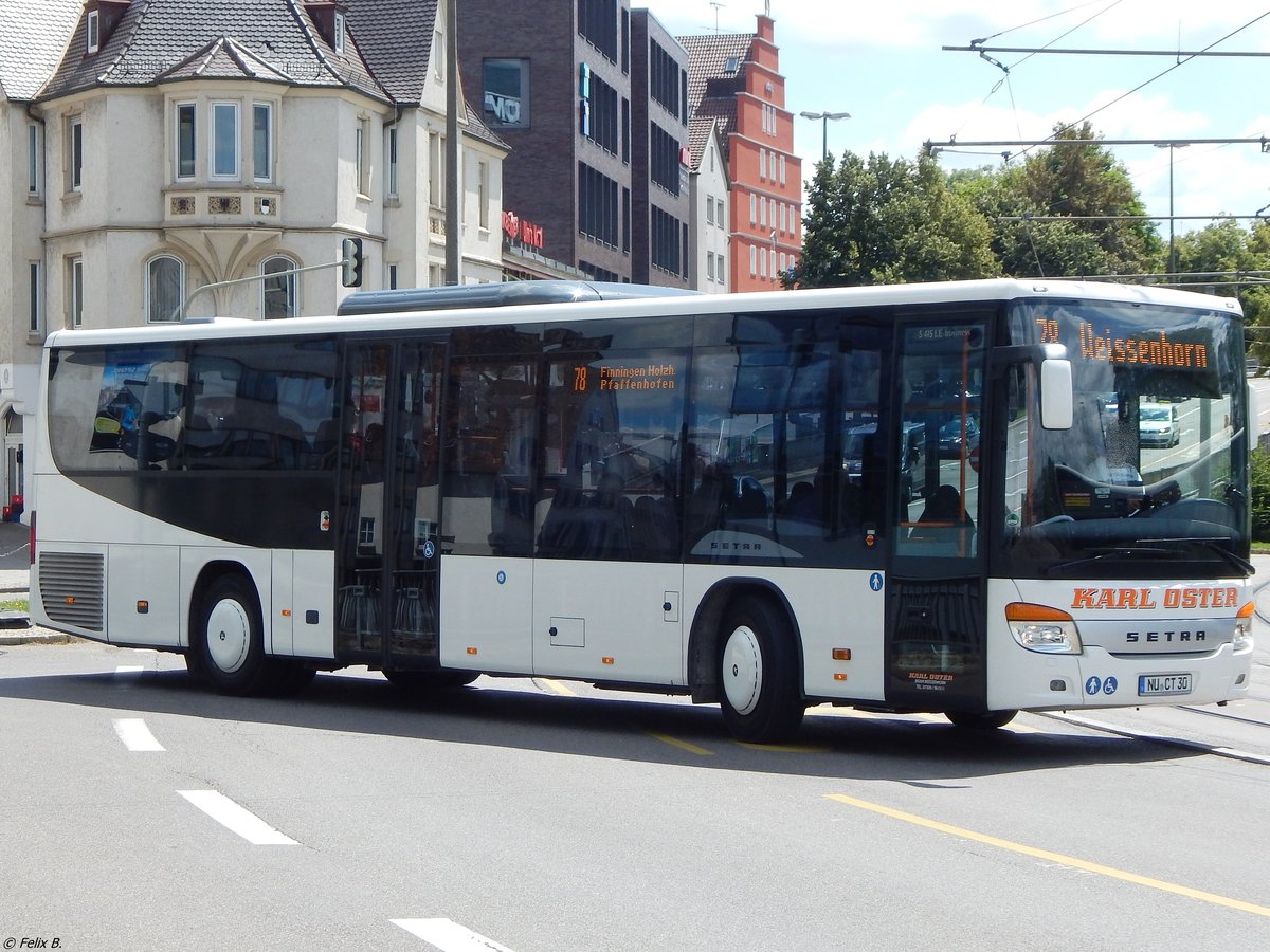 Setra 415 LE Business von Karl Oster aus Deutschland (ex MVG München) in Ulm am 19.06.2018