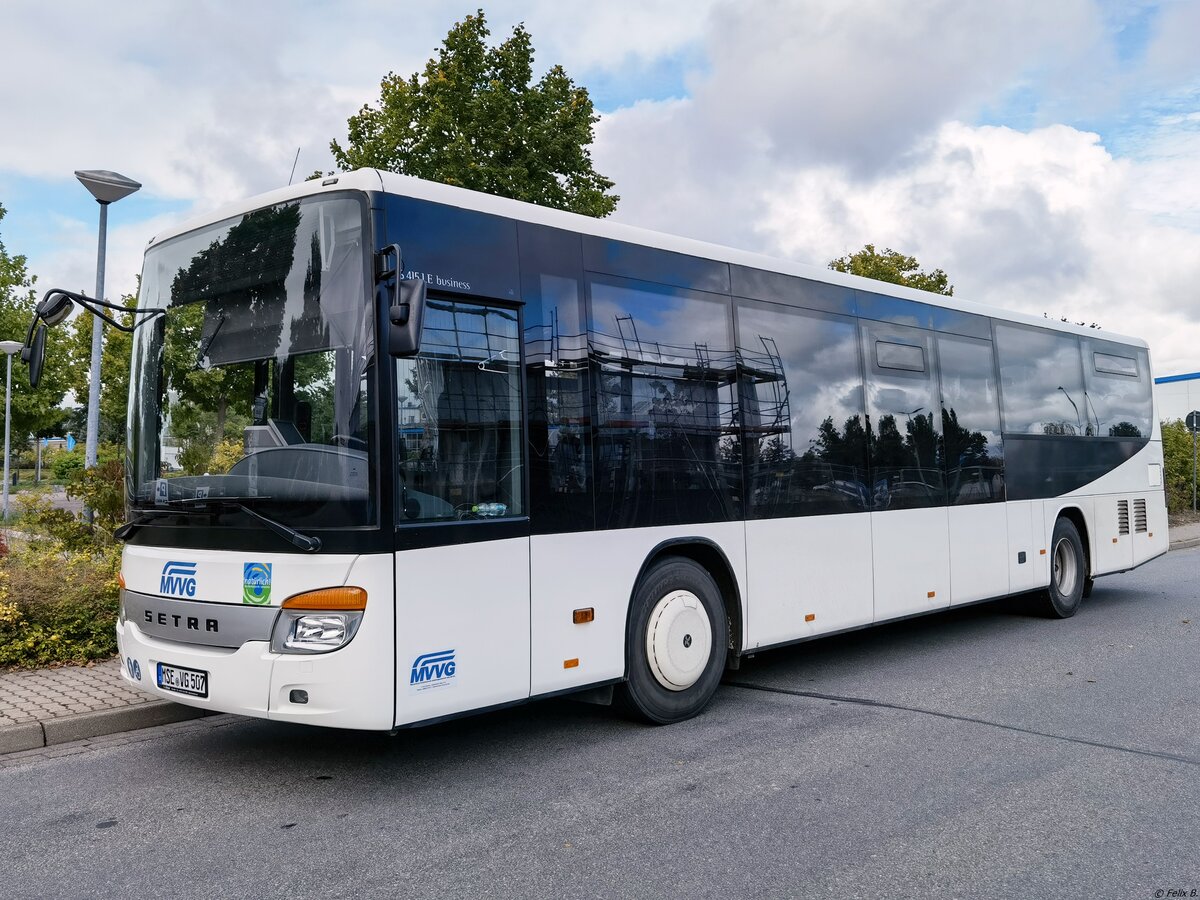 Setra 415 LE Business der MVVG (ex Fecht, KN-GF 90) in Waren am 22.09.2021