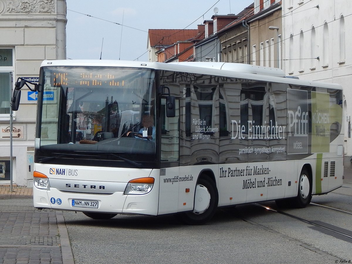 Setra 415 LE Business von Nahbus in Schwerin am 09.08.2018
