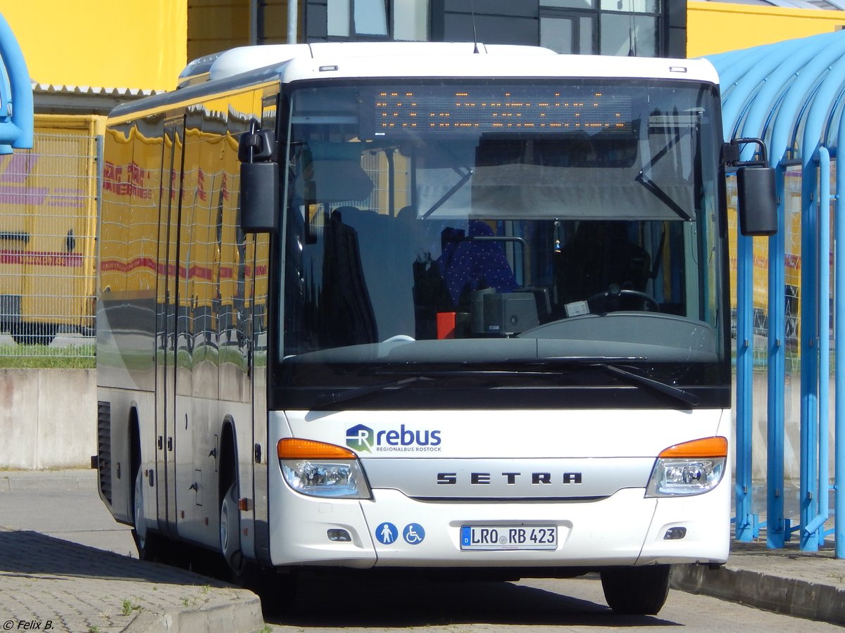 Setra 415 LE Business von Regionalbus Rostock in Rostock am 27.06.2017