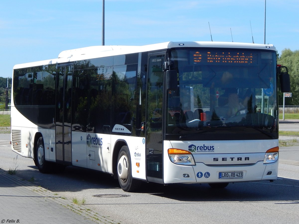 Setra 415 LE Business von Regionalbus Rostock in Rostock am 27.06.2017